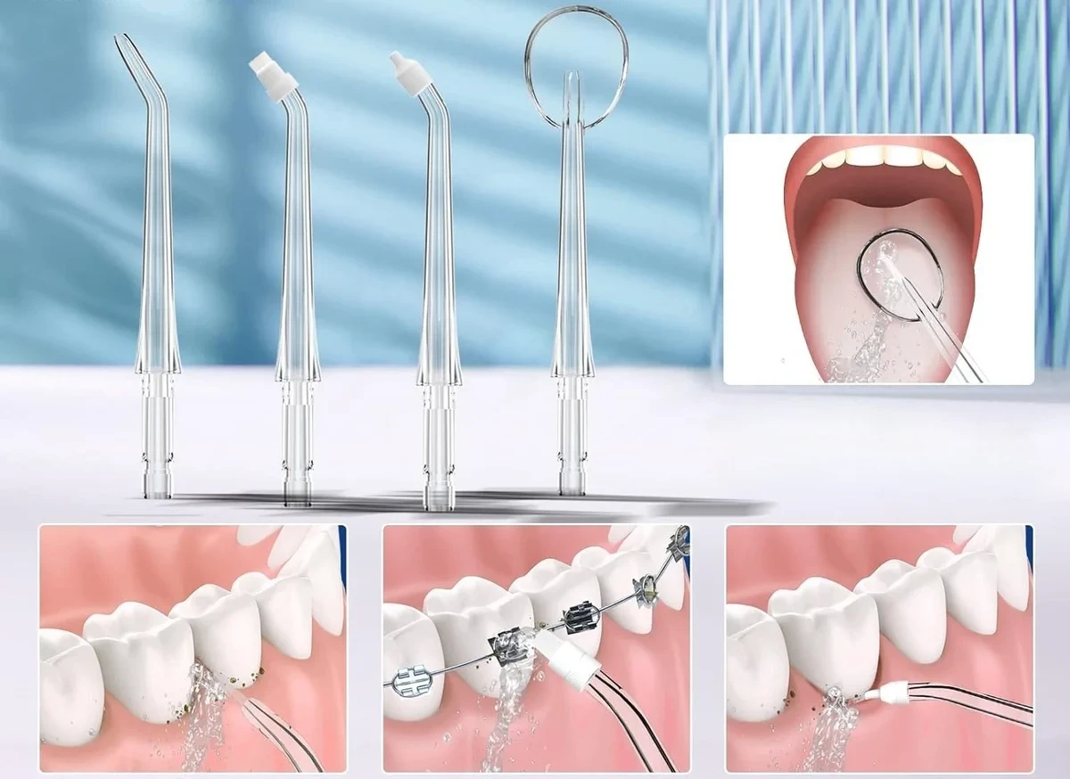 Extralink Beauty Intelligent Vanduo Flosser L8 Juodas | Irygator | 2000mAh, IPX7 aprašymas - Prekės nuotrauka Extralink Beauty Intelligent Vanduo Flosser L8 Juodas | Irygator | 2000mAh, IPX7 aprašymas - Prekės nuotrauka