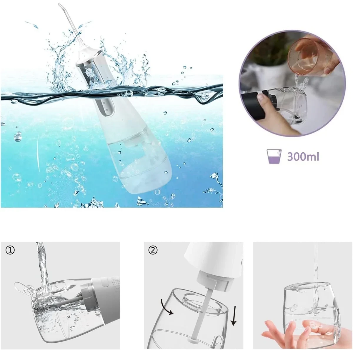 Irigatorius Extralink Beauty Smartlife Intelligent Water Flosser L10 aprašymas - Prekės nuotrauka