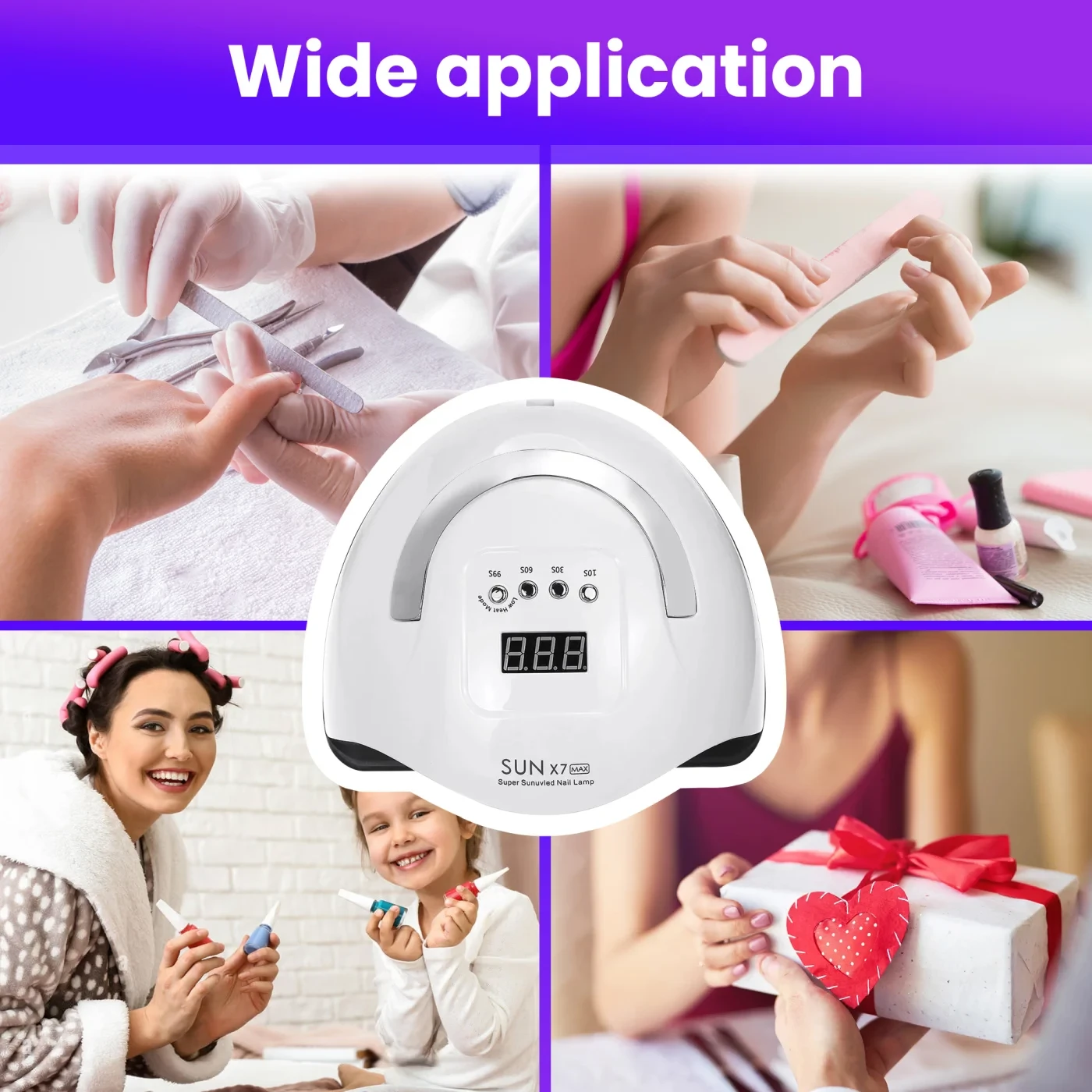 Extralink Beauty | LED UV lempa nagams | 180W aprašymas - Prekės nuotrauka Extralink Beauty | LED UV lempa nagams | 180W aprašymas - Prekės nuotrauka