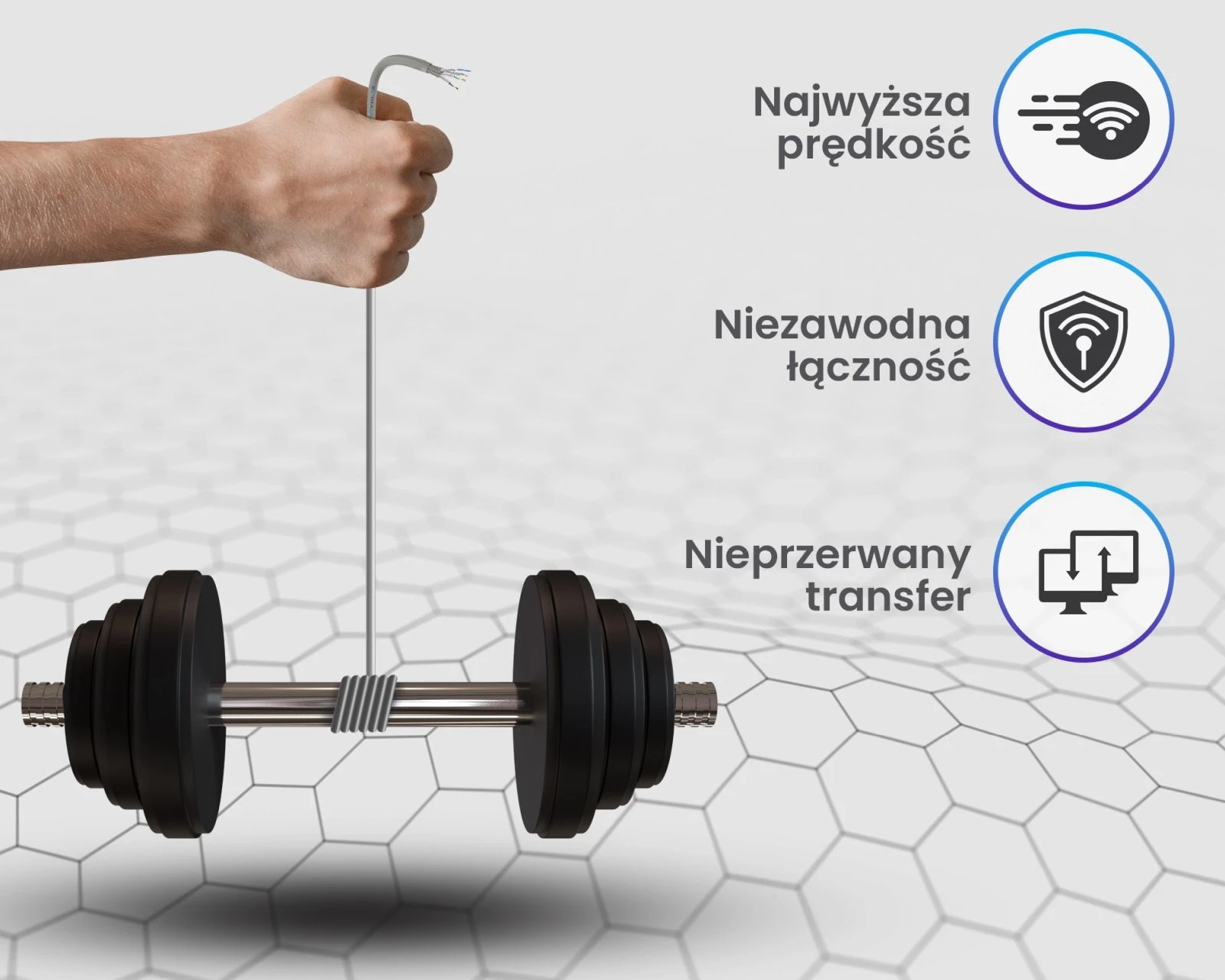 Extralink CAT7 SFTP (S/FTP) Indoor | Twisted pair network cable | 25m aprašymas - Prekės nuotrauka