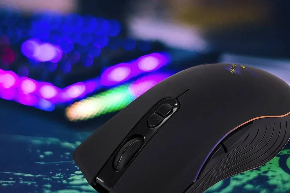 Pelė Extralink DK1 | Myszka žaidimams | RGB aprašymas - Prekės nuotrauka Pelė Extralink DK1 | Myszka žaidimams | RGB aprašymas - Prekės nuotrauka