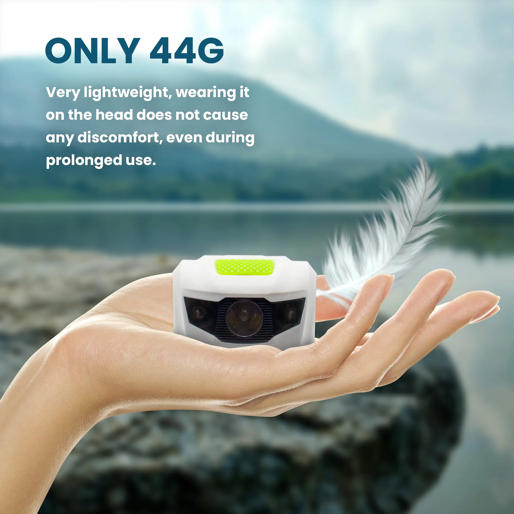 „ExtraLink SMARTLIFE“ LED priekinis žibintas su spyruoklėmis EFL-001 NJORD aprašymas - Prekės nuotrauka