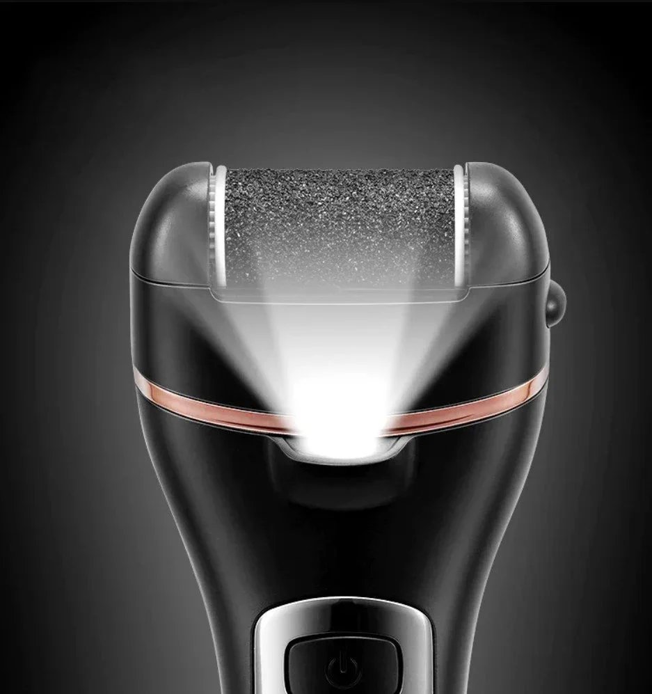 EXTRALINK ELECTRIC FOOT FILE SCRAPER PEDICURE DEVICE aprašymas - Prekės nuotrauka