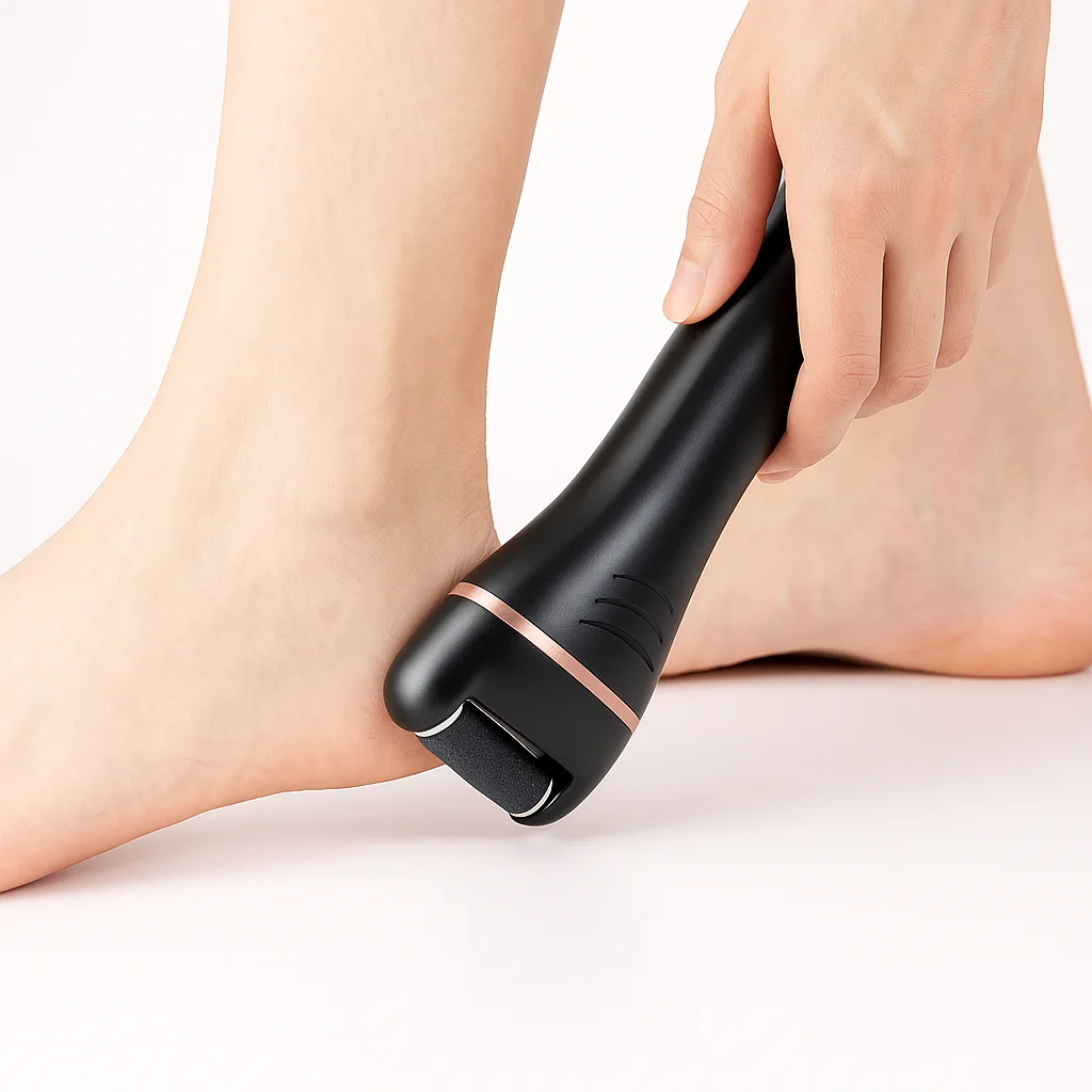 EXTRALINK ELECTRIC FOOT FILE SCRAPER PEDICURE DEVICE aprašymas - Prekės nuotrauka