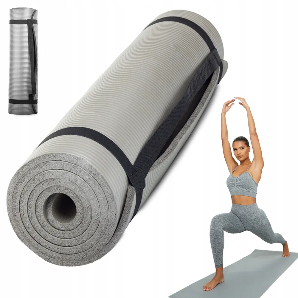 Extralink Exercise Mat, Fitness Yoga Aerobics Gray 180x60cm aprašymas - Prekės nuotrauka Extralink Exercise Mat, Fitness Yoga Aerobics Gray 180x60cm aprašymas - Prekės nuotrauka