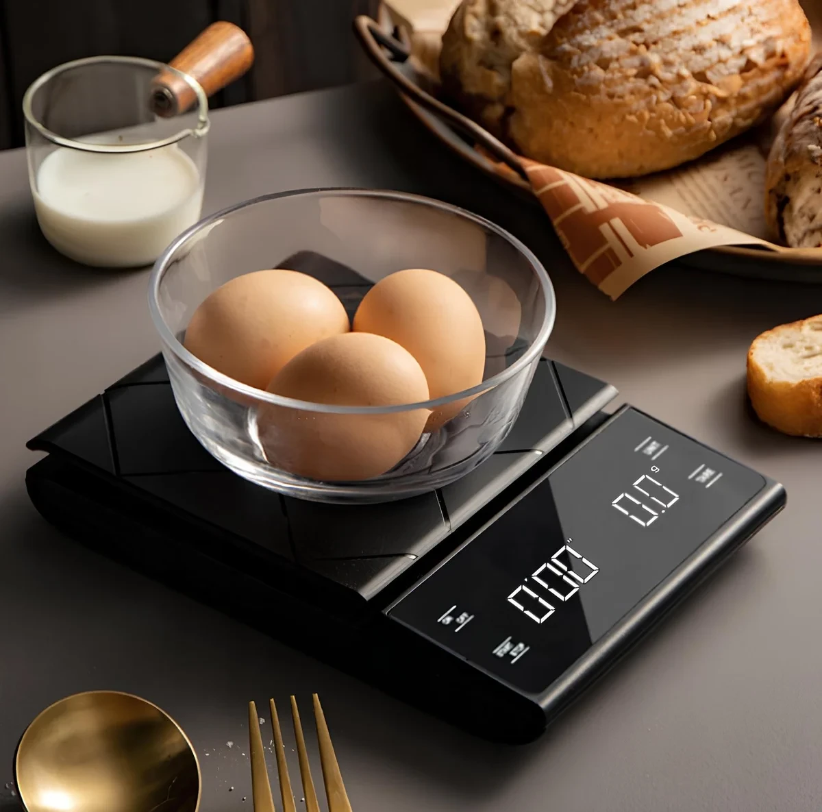 Virtuvinės svarstyklės Extralink Home C1 | Svarstyklės do kawy | 3000g/0.1g aprašymas - Prekės nuotrauka Virtuvinės svarstyklės Extralink Home C1 | Svarstyklės do kawy | 3000g/0.1g aprašymas - Prekės nuotrauka