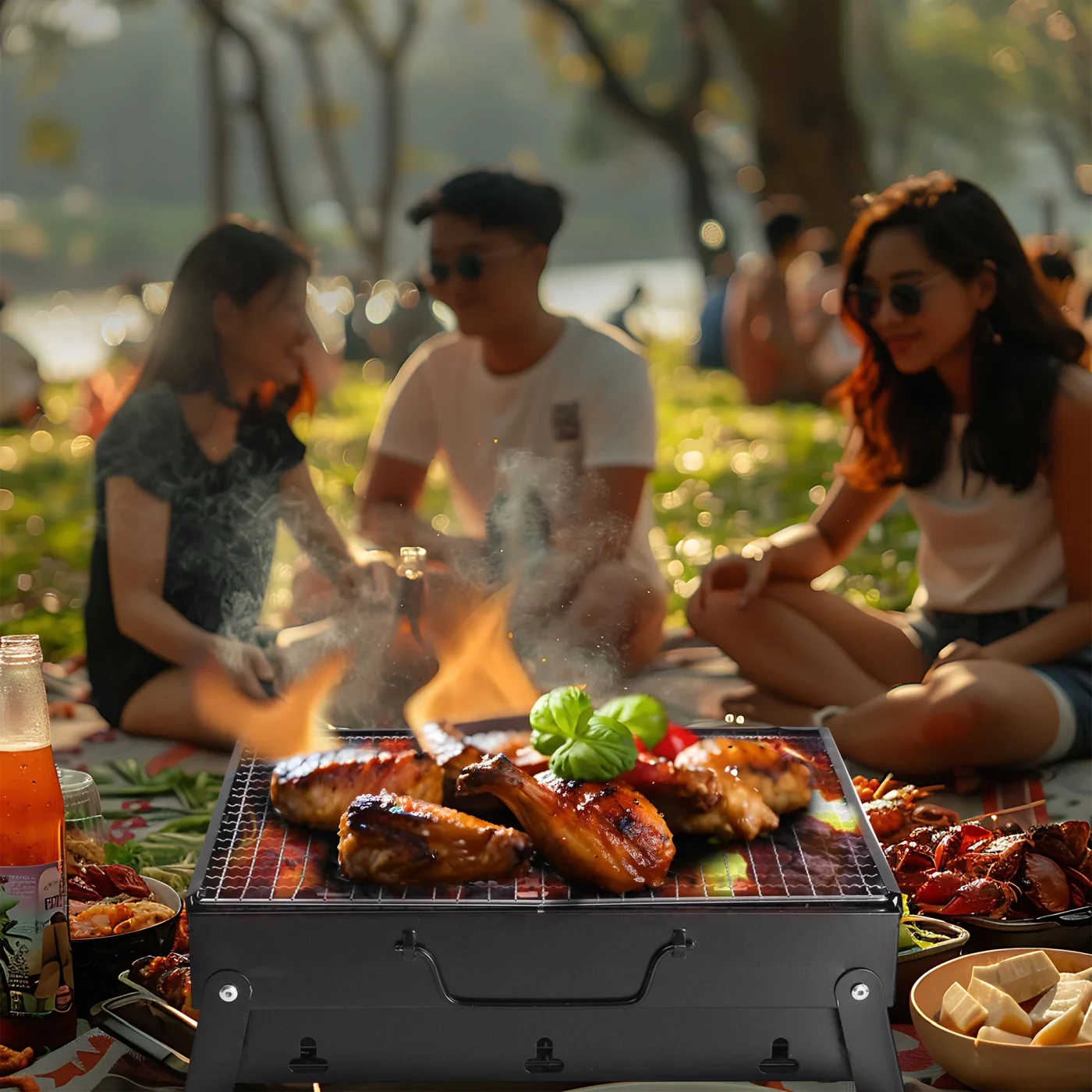 Elektrinis grilius ExtraLink EXTRALINK HOME GRILL Turistinis GL-640 aprašymas - Prekės nuotrauka