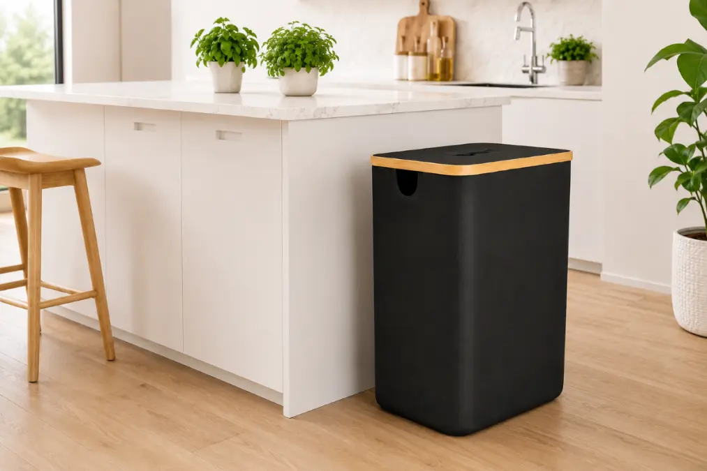 Extralink Home | Returnable bottle bin | Foldable bin with opening, 100L aprašymas - Prekės nuotrauka