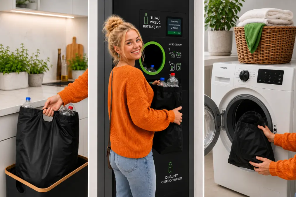 Extralink Home | Returnable bottle bin | Foldable bin with opening, 100L aprašymas - Prekės nuotrauka