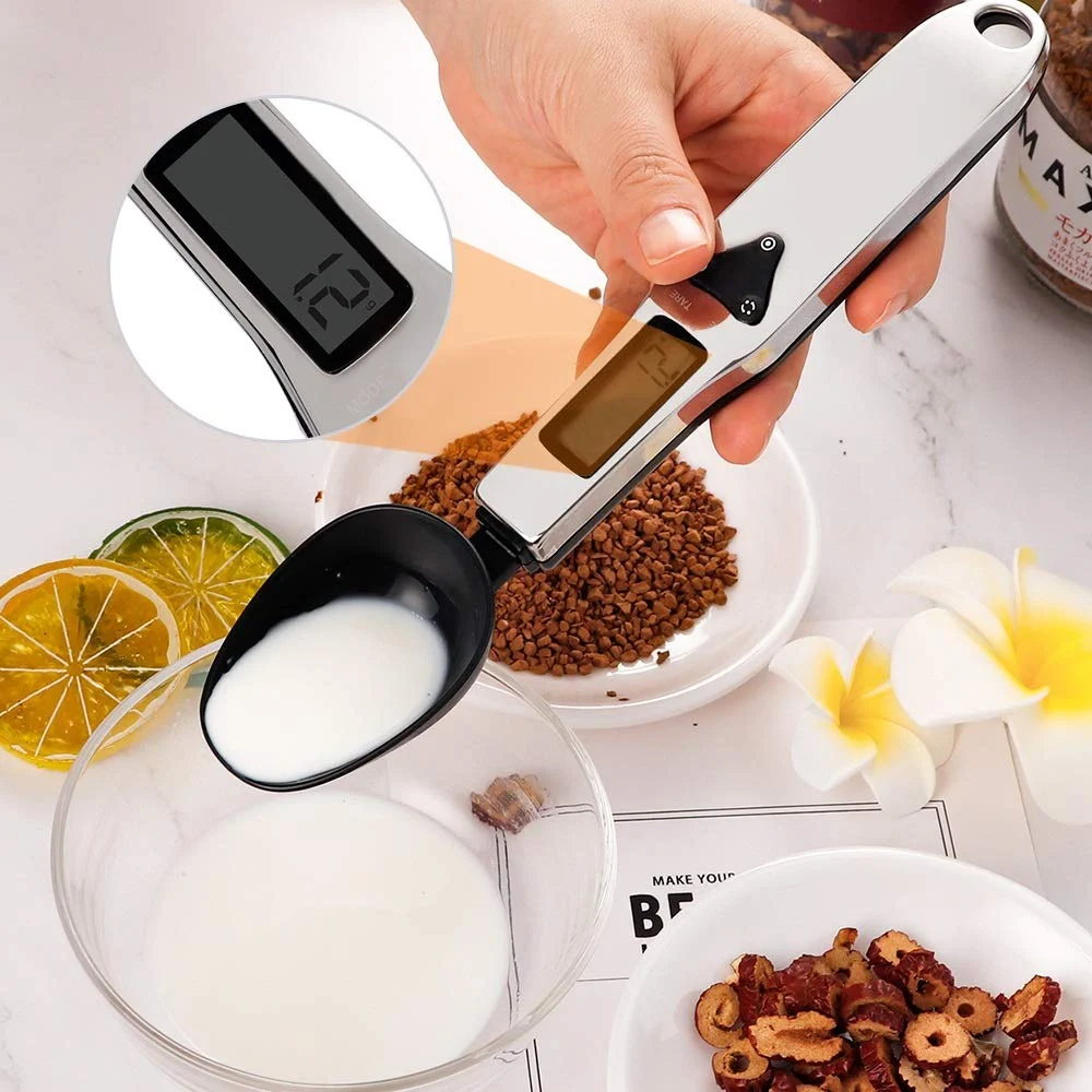 Virtuvinės svarstyklės „Extralink Home S1“ šaukšto formos svarstyklės, 500g / 0,1 g aprašymas - Prekės nuotrauka Virtuvinės svarstyklės „Extralink Home S1“ šaukšto formos svarstyklės, 500g / 0,1 g aprašymas - Prekės nuotrauka