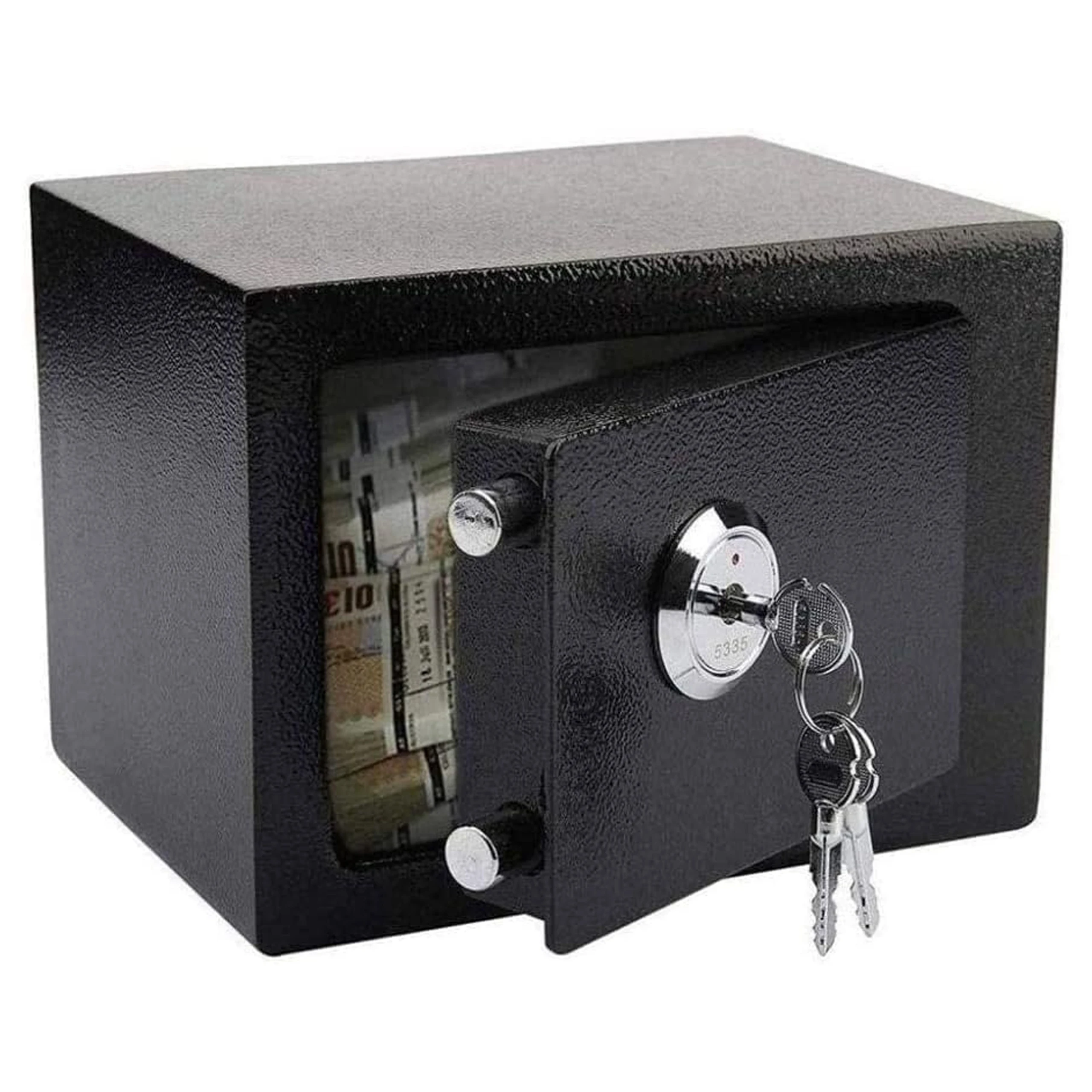 Extralink Home Seifas, Office Security Box, Key Lock, Security Cash Box, Juodas, S-404 aprašymas - Prekės nuotrauka