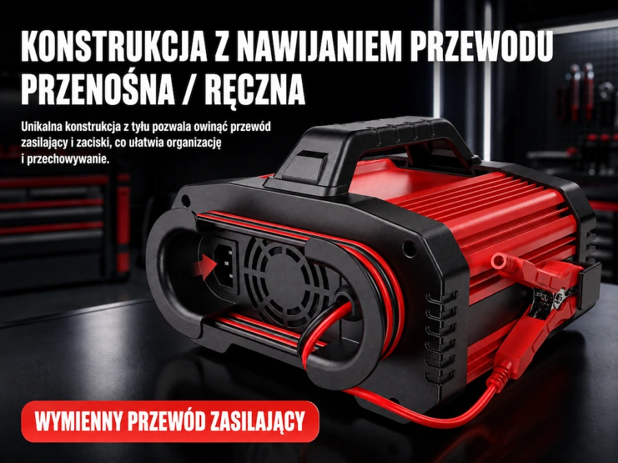 Extralink, Intelligent car charger with AGM repair mode, 12V, 24V, 25A aprašymas - Prekės nuotrauka