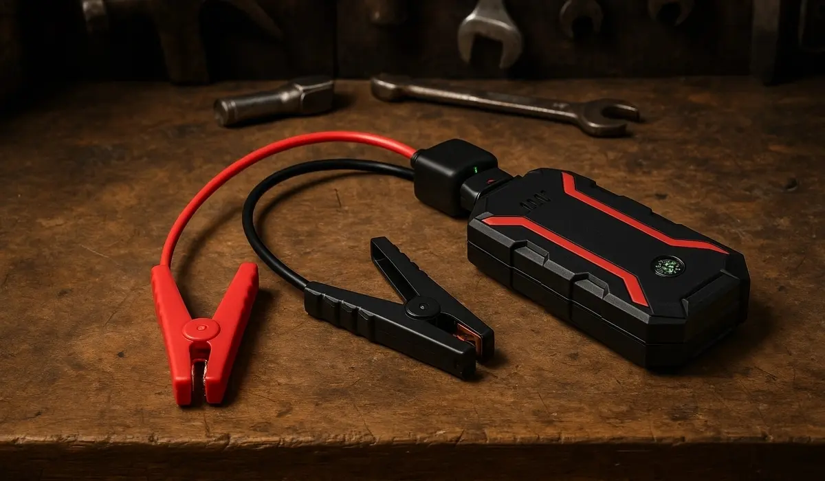 Extralink Jump 2 Car Jump Starter Power Bank, 22.2 Wh 14.8V, 600 A aprašymas - Prekės nuotrauka