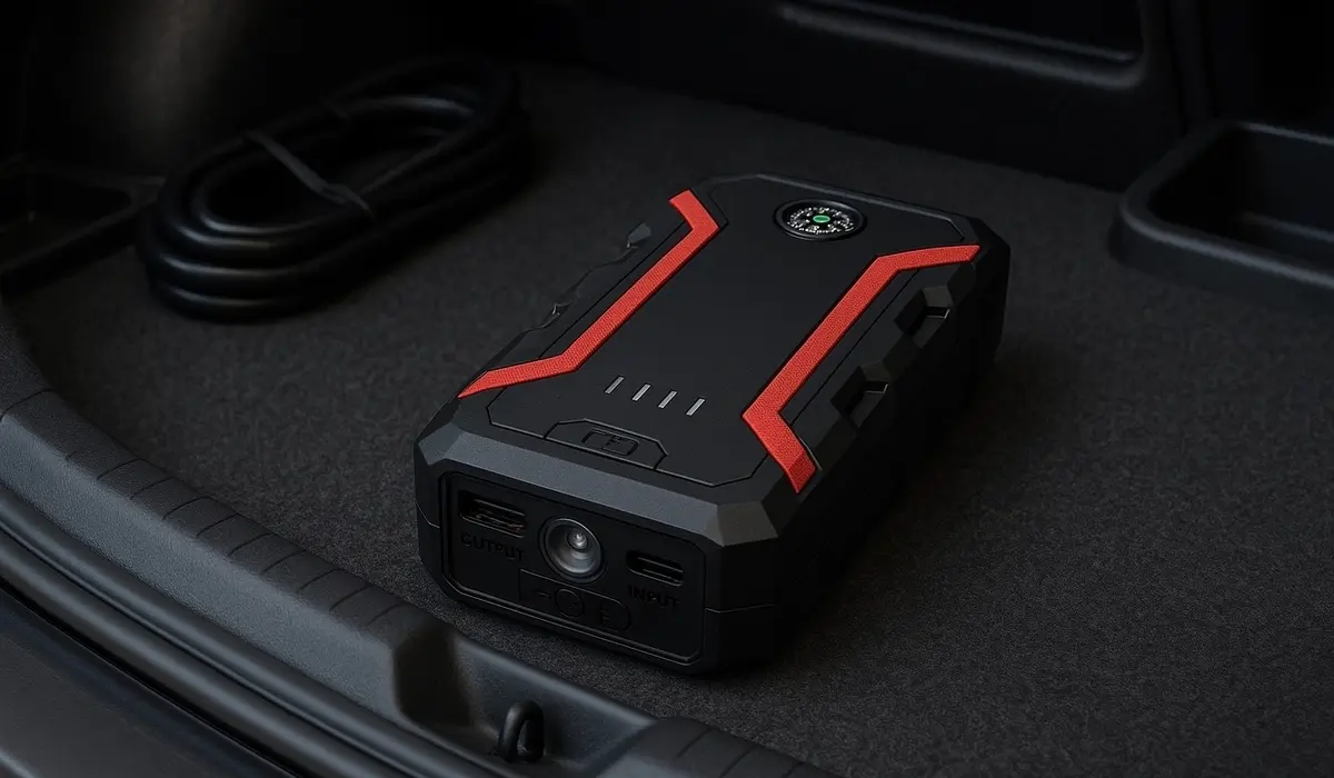 Extralink Jump 2 Car Jump Starter Power Bank, 22.2 Wh 14.8V, 600 A aprašymas - Prekės nuotrauka