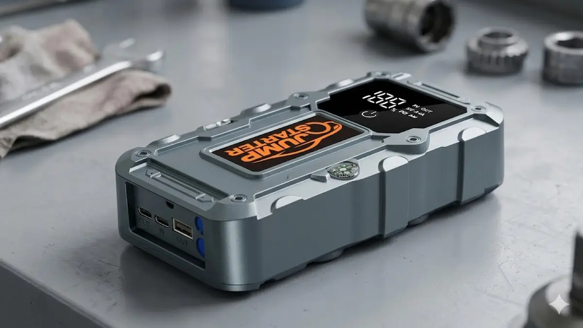 EXTRALINK JUMP 34 CAR BATTERY BOOSTER AND POWERBANK aprašymas - Prekės nuotrauka