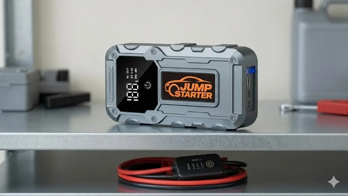 EXTRALINK JUMP 34 CAR BATTERY BOOSTER AND POWERBANK aprašymas - Prekės nuotrauka