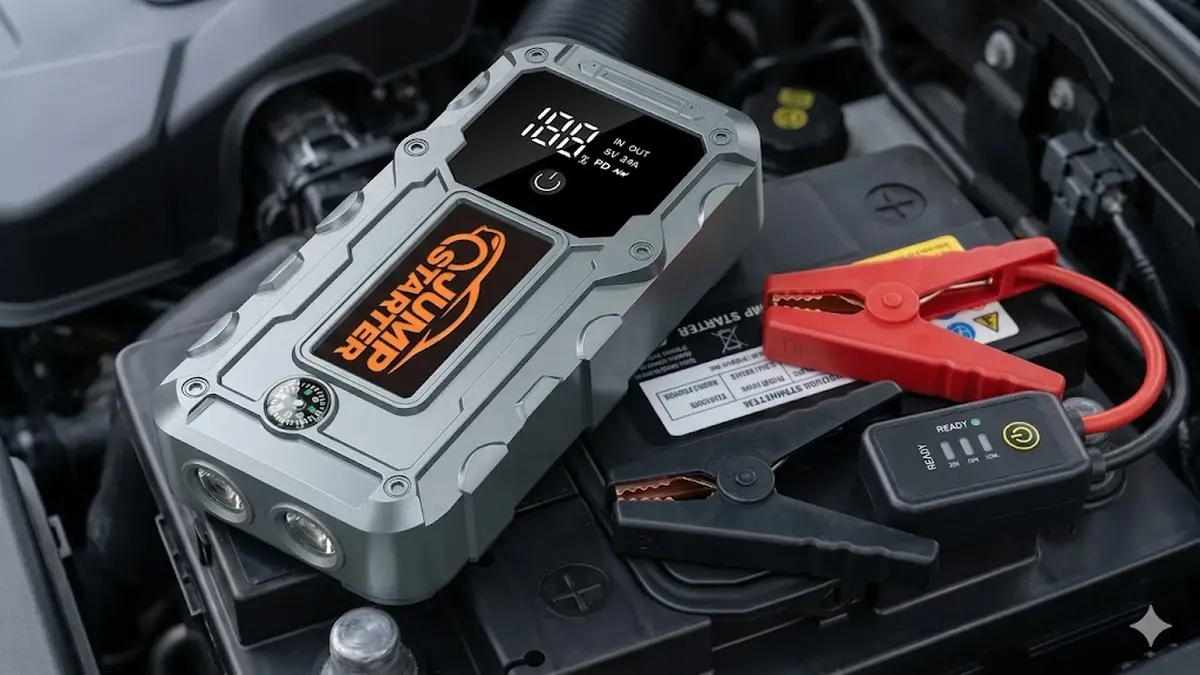 EXTRALINK JUMP 34 CAR BATTERY BOOSTER AND POWERBANK aprašymas - Prekės nuotrauka