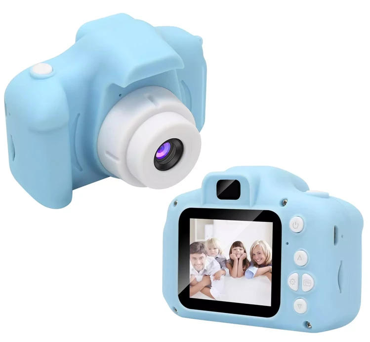 Mėlyna Extralink kids camera h20 mėlynas aprašymas - Prekės nuotrauka