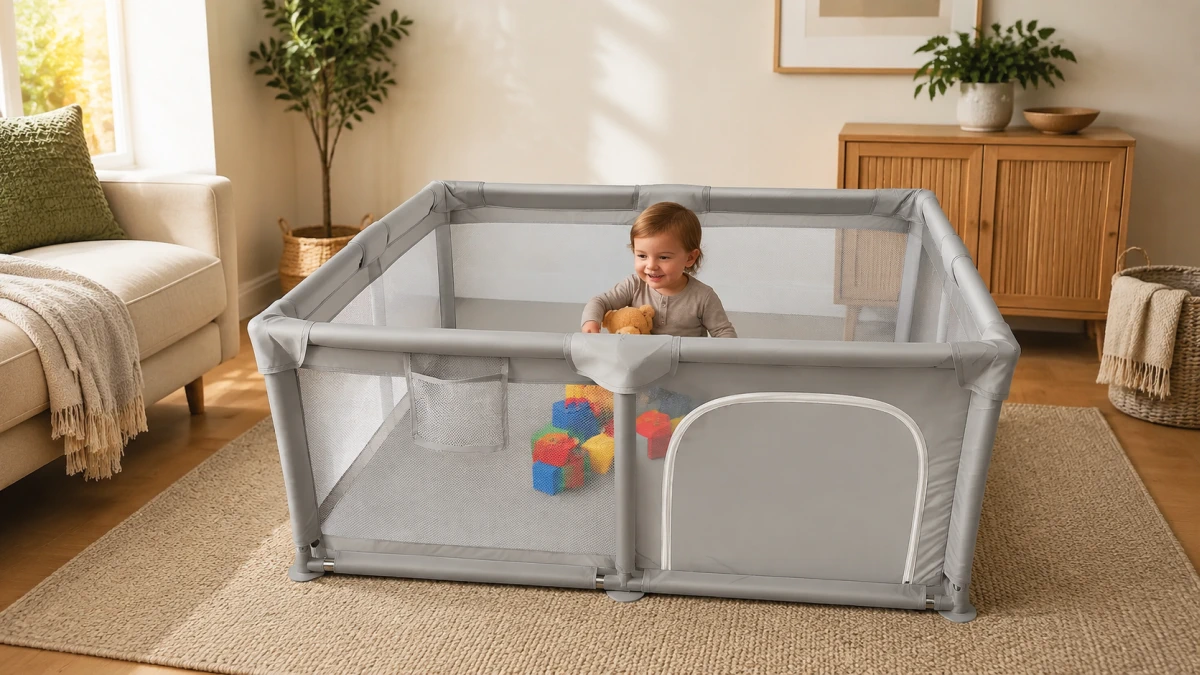 Extralink Kids | Vaikų žaidimų aikštelė | žaidimų aikštelė 127x127x68cm + 30 kamuoliukų aprašymas - Prekės nuotrauka
