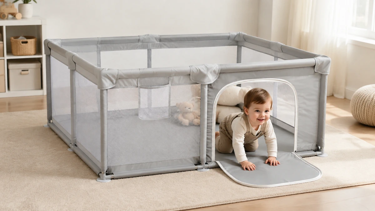 Extralink Kids | Vaikų žaidimų aikštelė | žaidimų aikštelė 127x127x68cm + 30 kamuoliukų aprašymas - Prekės nuotrauka