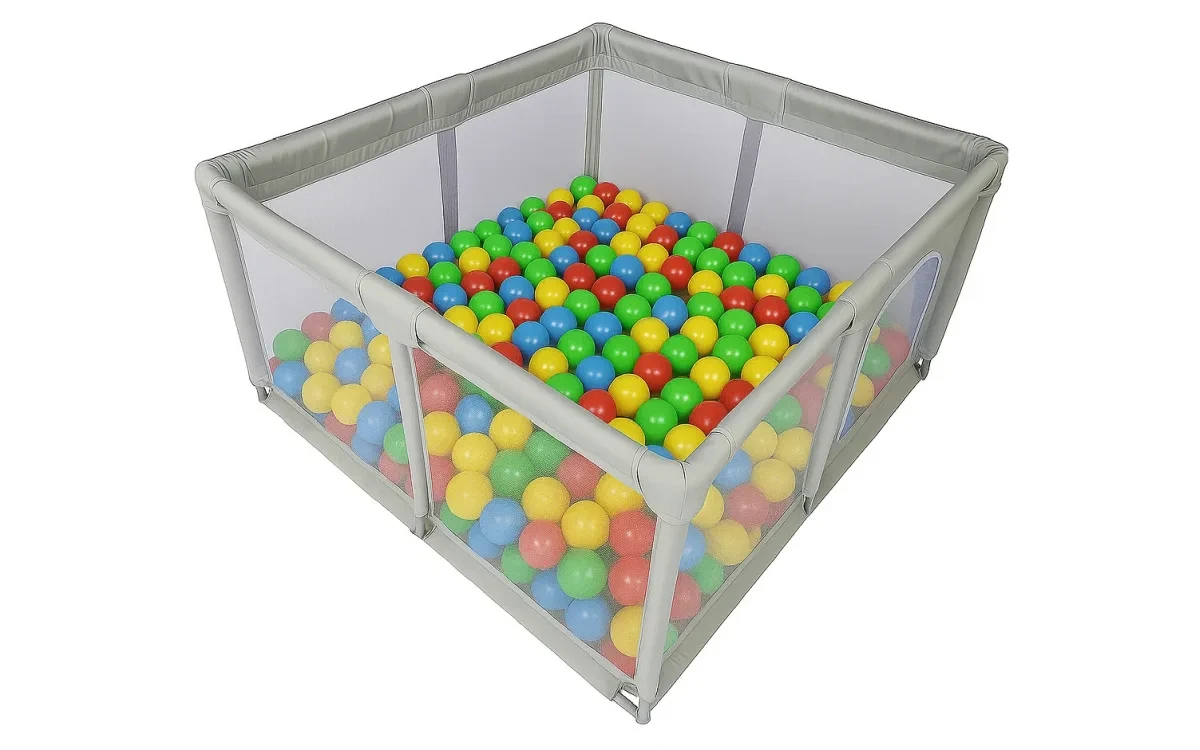 Extralink Kids | Vaikų žaidimų aikštelė | žaidimų aikštelė 127x127x68cm + 30 kamuoliukų aprašymas - Prekės nuotrauka Extralink Kids | Vaikų žaidimų aikštelė | žaidimų aikštelė 127x127x68cm + 30 kamuoliukų aprašymas - Prekės nuotrauka