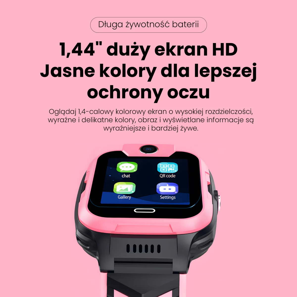 Extralink „Lifestyle Kids Y29“ | Išmanusis laikrodis vaikams | „Wi-Fi“ aprašymas - Prekės nuotrauka