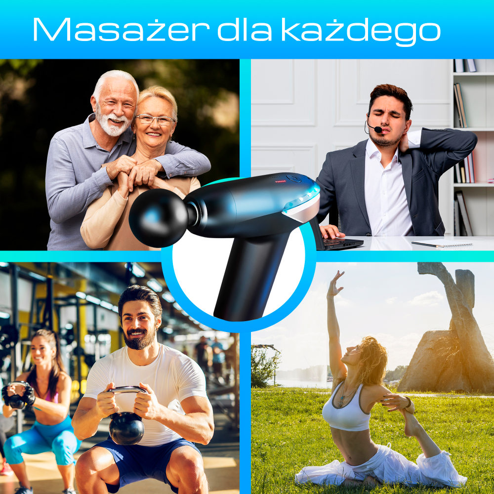 „Extralink“ masažinis pistoletas „Lite“ masažinis pistoletas