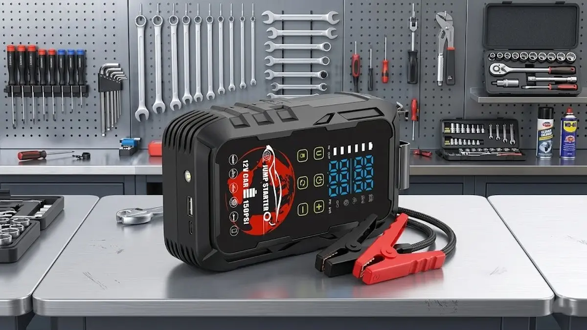 Extralink MaxJump 9 Xtreme - 2-in-1 Booster & Compressor aprašymas - Prekės nuotrauka