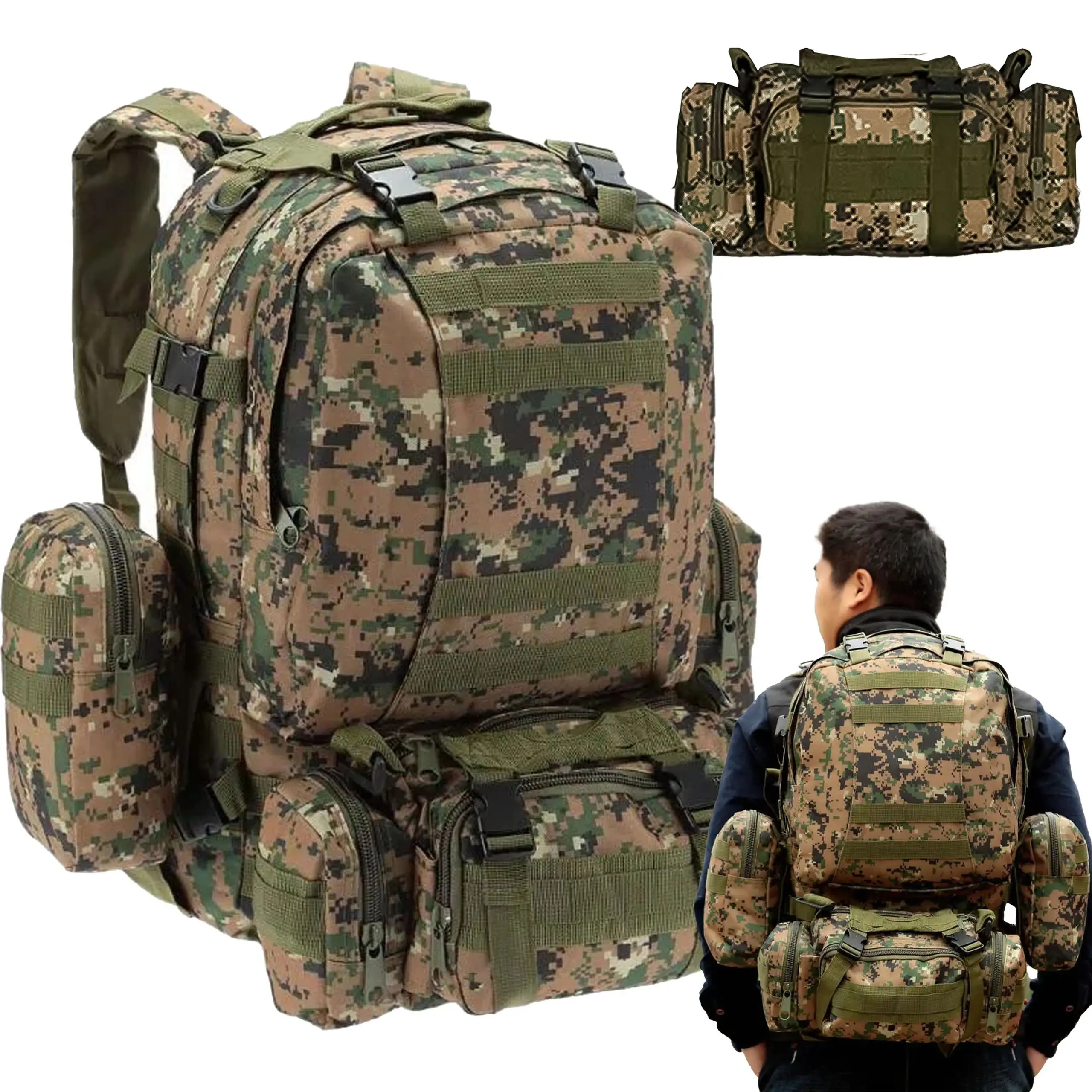 Extralink Military Mokyklinė kuprinė kelioninis taktyczny 4w1 wojskowy turistinis survival 50l mil-668 aprašymas - Prekės nuotrauka Extralink Military Mokyklinė kuprinė kelioninis taktyczny 4w1 wojskowy turistinis survival 50l mil-668 aprašymas - Prekės nuotrauka