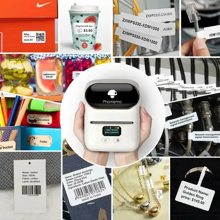 Extralink Mini Spausdintuvas Labeler | Mini drukara etikečių | Balta aprašymas - Prekės nuotrauka