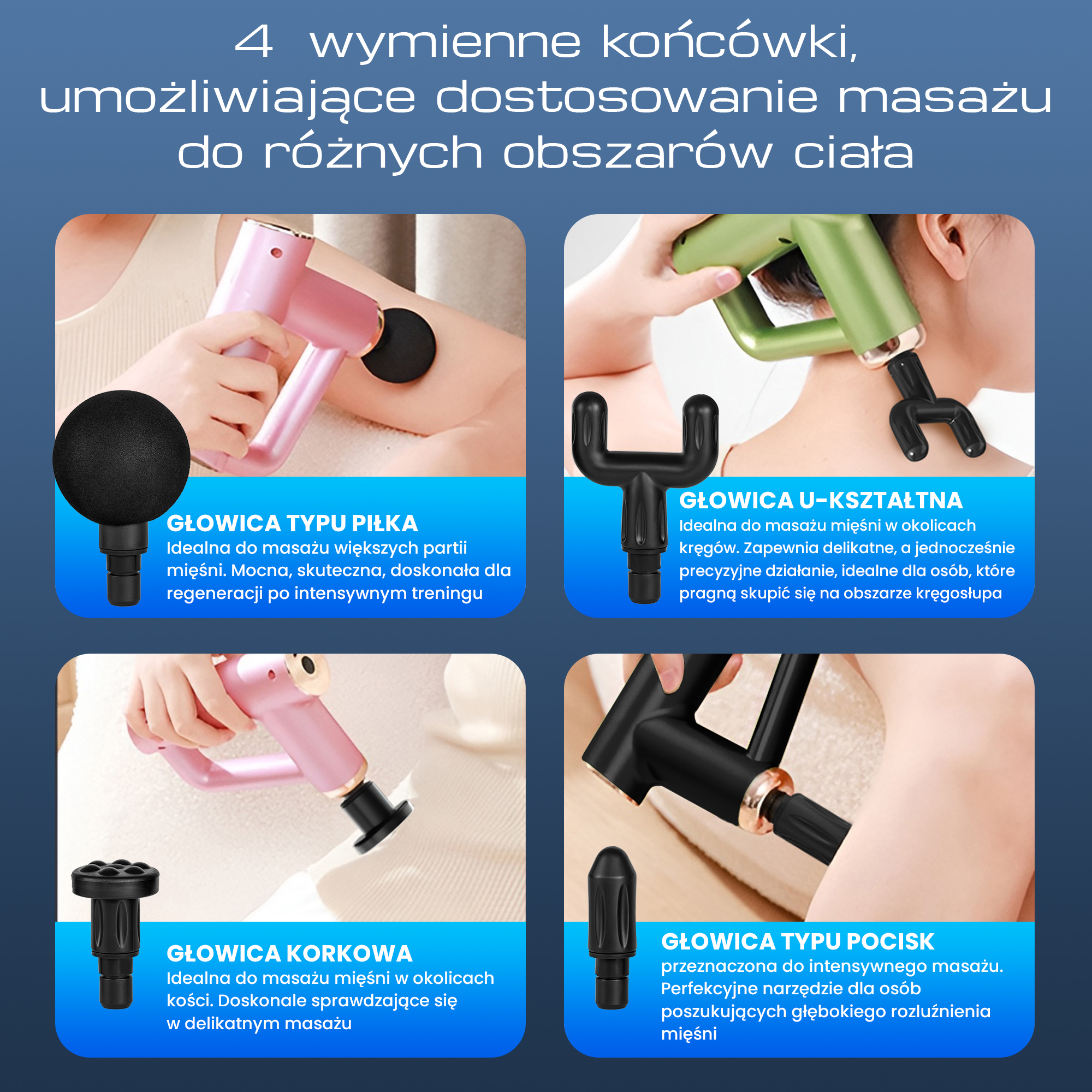 Extralink Massage Gun Mini Juodas aprašymas - Prekės nuotrauka