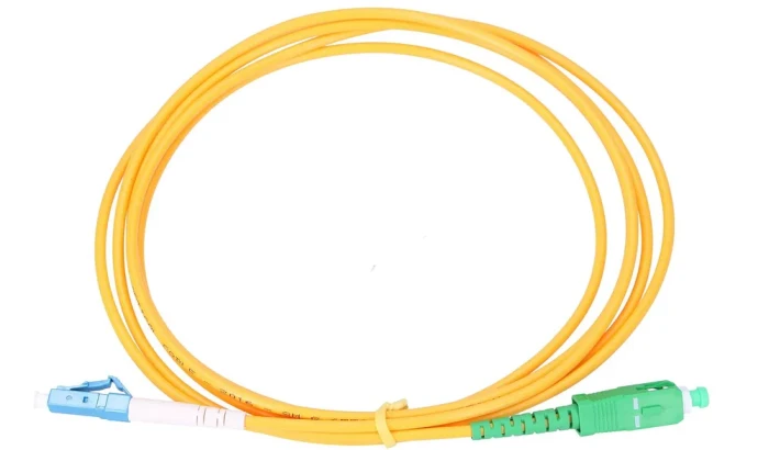 Extralink Patchcord LC/UPC-SC/APC, Single Mode, Duplex, G657A1, 3mm, 1m aprašymas - Prekės nuotrauka