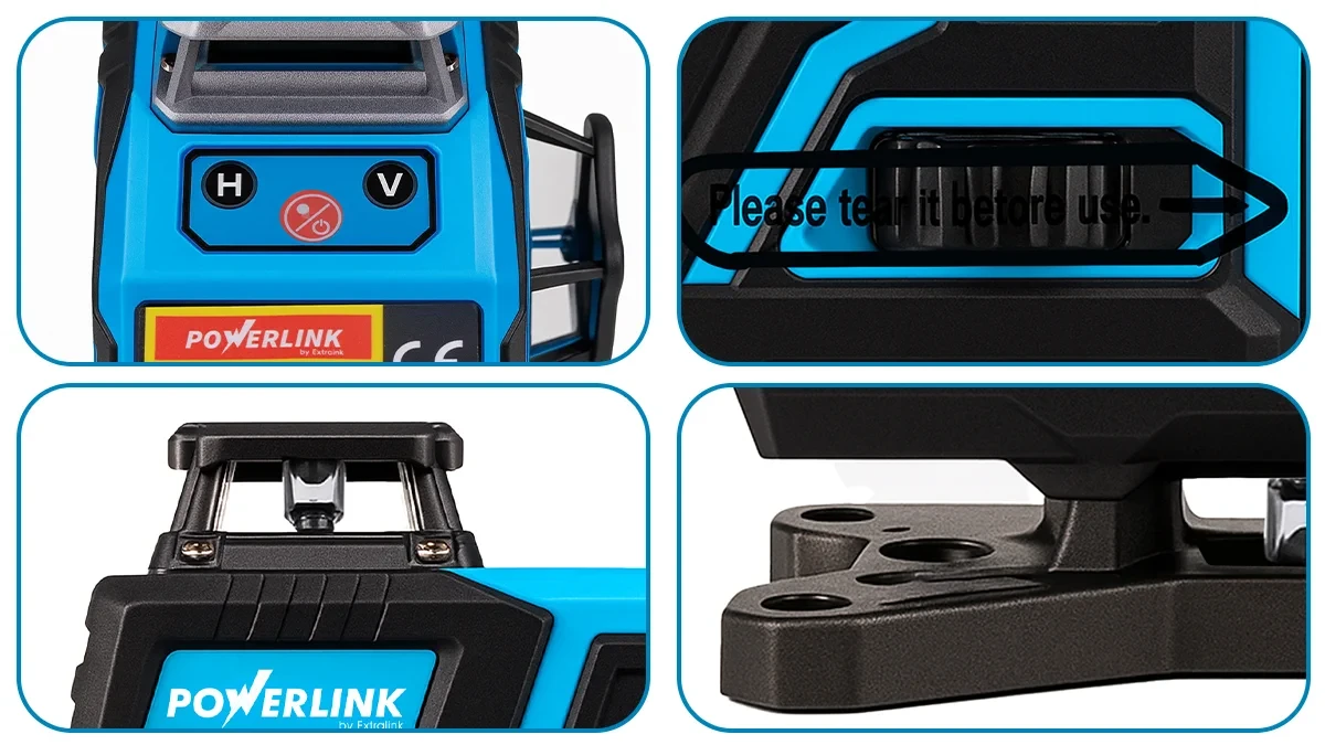 EXTRALINK POWERLINK lazerinis nivelyras 4D/16 linijų 100M PWL-4D16 aprašymas - Prekės nuotrauka EXTRALINK POWERLINK lazerinis nivelyras 4D/16 linijų 100M PWL-4D16 aprašymas - Prekės nuotrauka