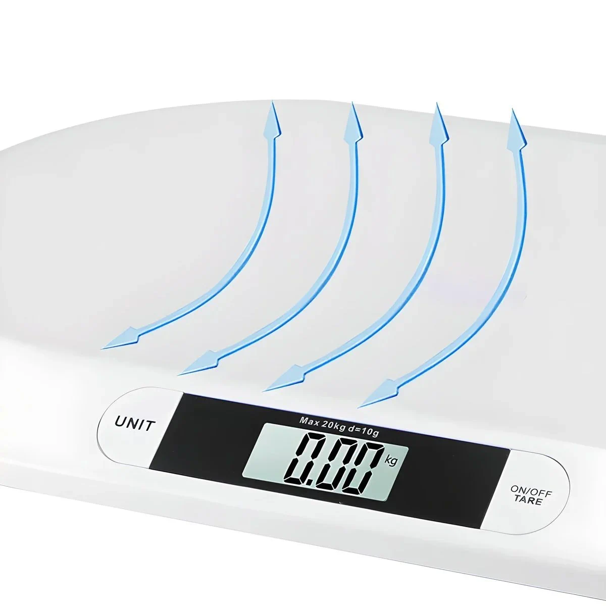 Virtuvinės svarstyklės Extralink Smart Life Baby Scale B5 | Svarstyklės kūdikiams | aprašymas - Prekės nuotrauka Virtuvinės svarstyklės Extralink Smart Life Baby Scale B5 | Svarstyklės kūdikiams | aprašymas - Prekės nuotrauka