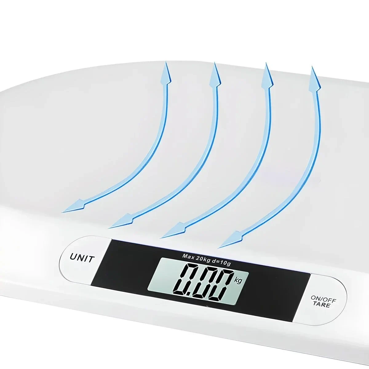 Virtuvinės svarstyklės Extralink Smart Life Baby Scale B5 | Svarstyklės kūdikiams | aprašymas - Prekės nuotrauka Virtuvinės svarstyklės Extralink Smart Life Baby Scale B5 | Svarstyklės kūdikiams | aprašymas - Prekės nuotrauka