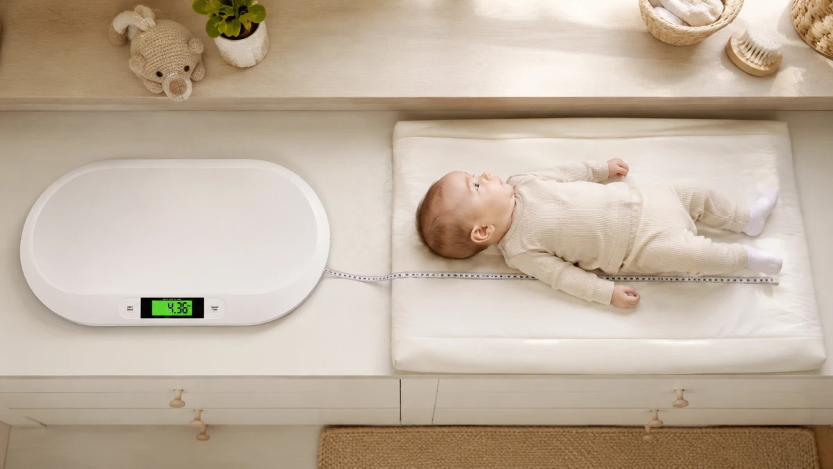 Virtuvinės svarstyklės Extralink Smart Life Baby Scale B5 | Svarstyklės kūdikiams | aprašymas - Prekės nuotrauka