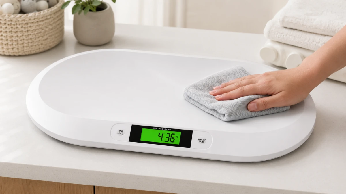 Virtuvinės svarstyklės Extralink Smart Life Baby Scale B5 | Svarstyklės kūdikiams | aprašymas - Prekės nuotrauka