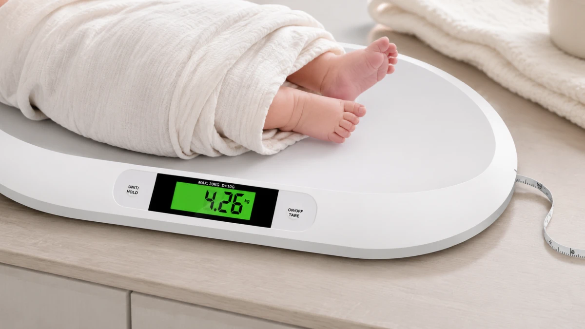 Virtuvinės svarstyklės Extralink Smart Life Baby Scale B5 | Svarstyklės kūdikiams | aprašymas - Prekės nuotrauka