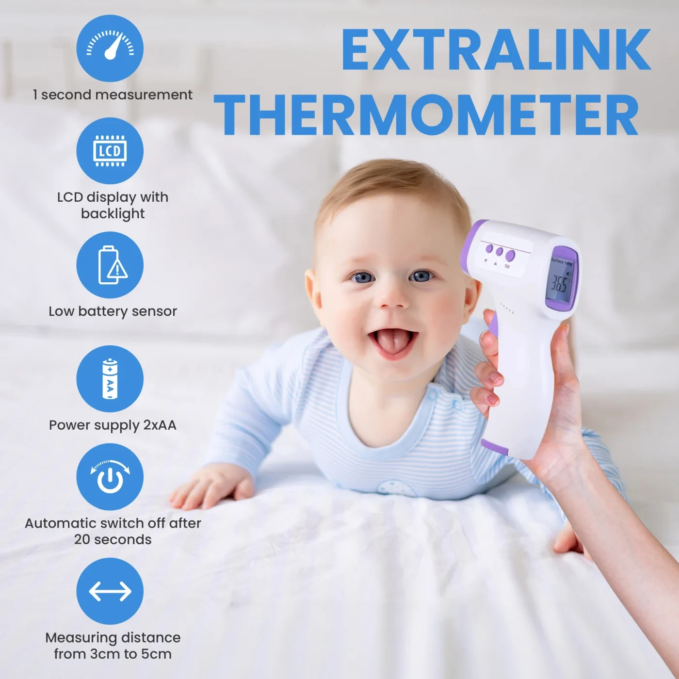 Extralink Smart Life T003 balta aprašymas - Prekės nuotrauka Extralink Smart Life T003 balta aprašymas - Prekės nuotrauka