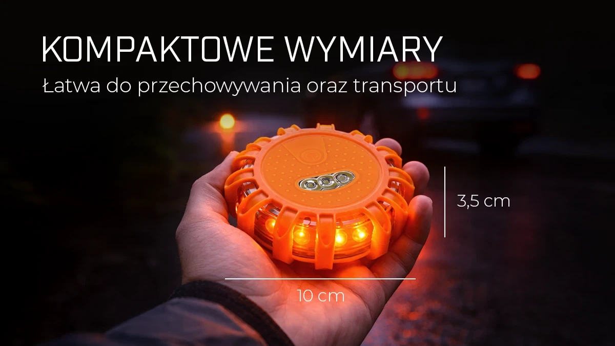 EXTRALINK SMARTLIFE SYGNALIZATOR DROGOWY LED FLARA DROGOWA USB-C aprašymas - Prekės nuotrauka