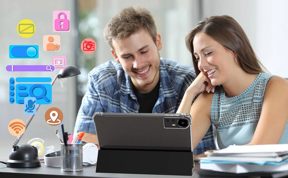 Extralink Planšetė CP31 4GB RAM+128GB Juodas | Planšetė | Android 15, 2Mpx+8Mpx, 6000mAh, 1280x800px, klaviatūra, pelė, rysik aprašymas - Prekės nuotrauka