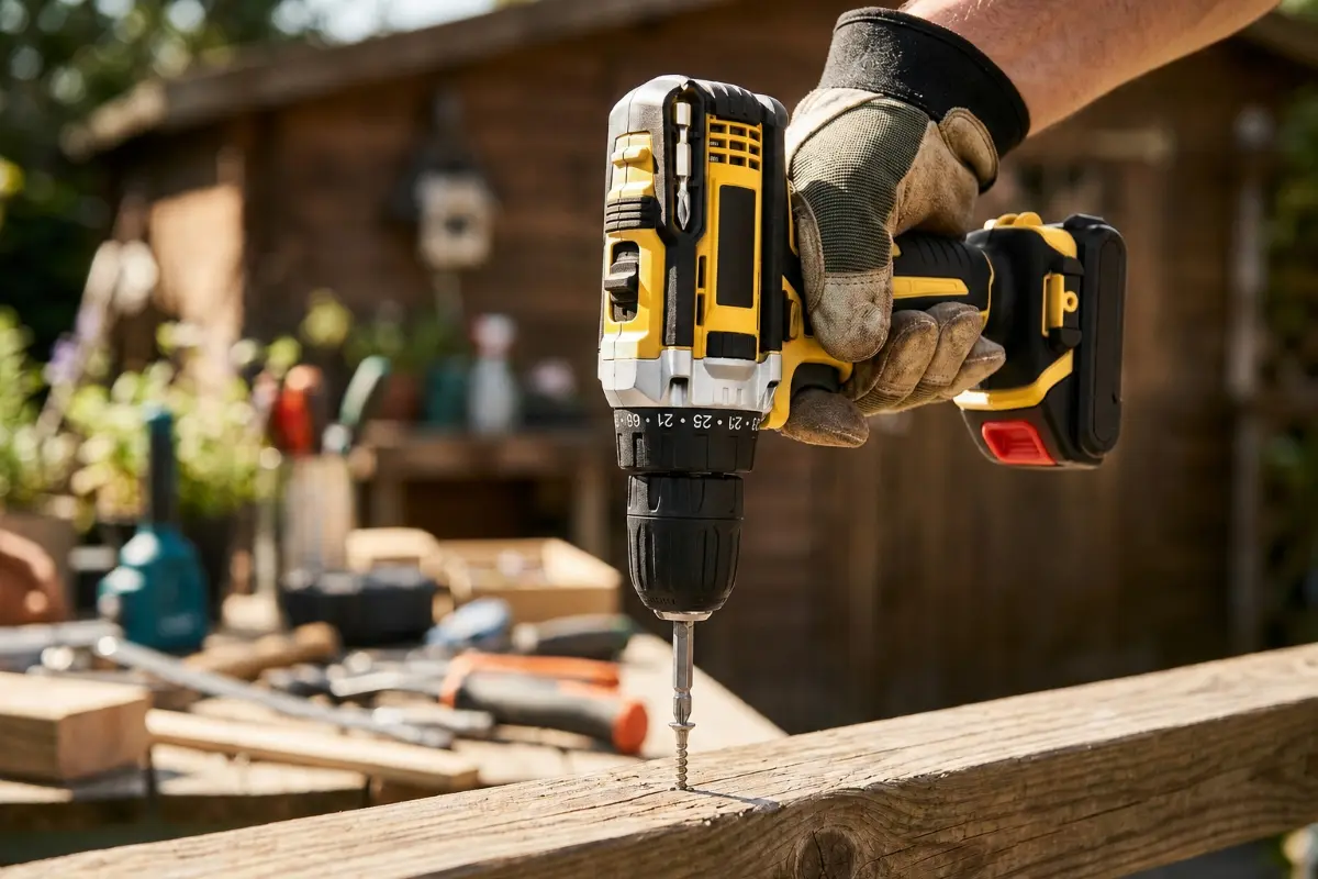 Extralink Tools Geltona Cordless Drill with 2 Batteries aprašymas - Prekės nuotrauka