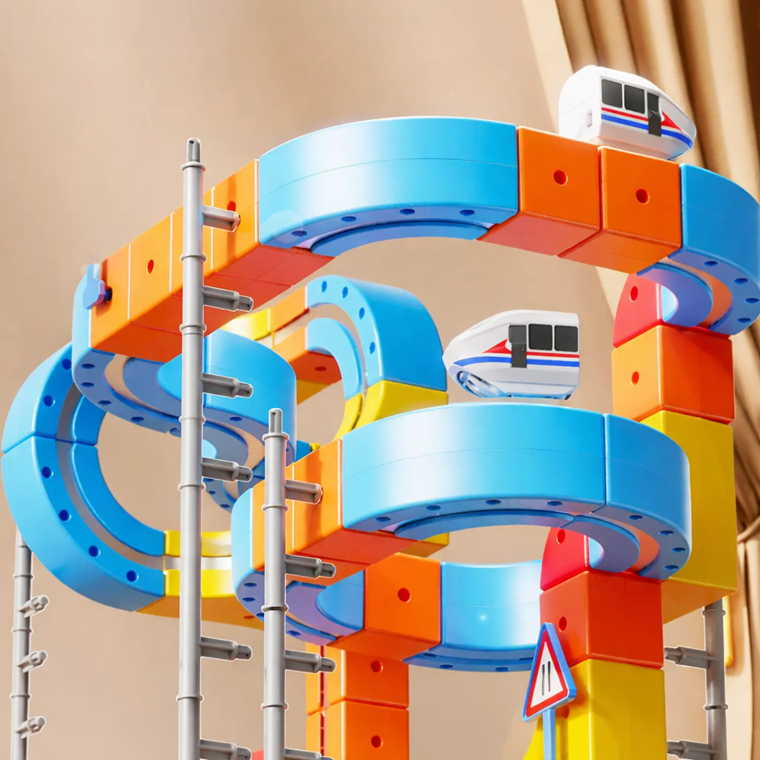 Extralink Toys, magnetic track set, magnetic train, magnetic levitation, (150 pcs) aprašymas - Prekės nuotrauka