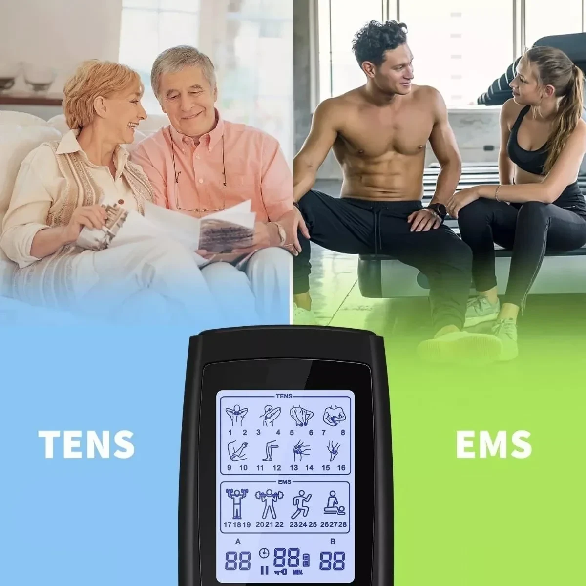 „Extralink Vital+ Essential“ | Raumenų ir nervų elektrostimuliatorius | TENS EMS aprašymas - Prekės nuotrauka „Extralink Vital+ Essential“ | Raumenų ir nervų elektrostimuliatorius | TENS EMS aprašymas - Prekės nuotrauka