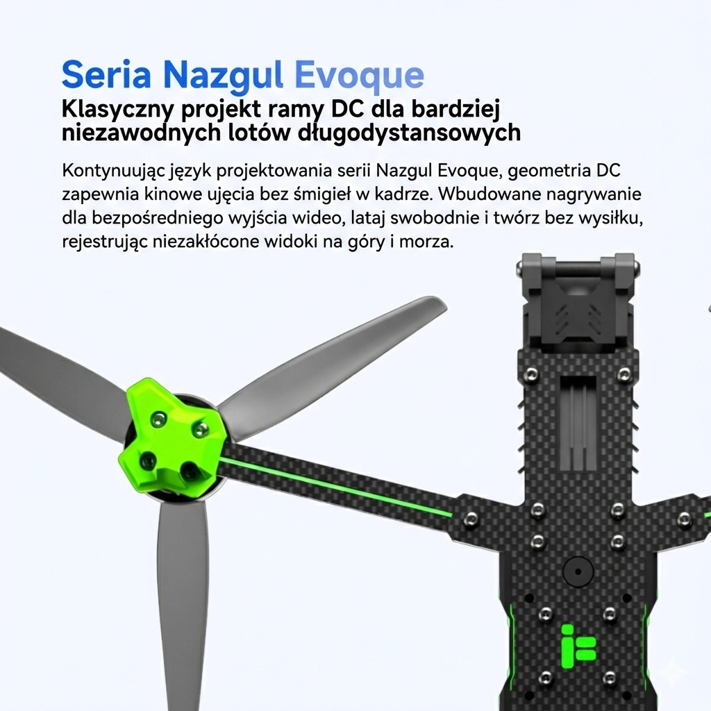 iFlight Nazgul Evoque F7 O4 6S HD | FPV Drone | aprašymas - Prekės nuotrauka