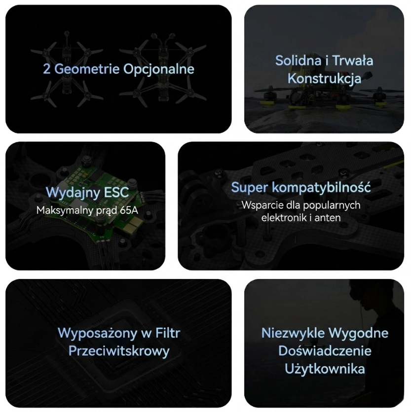 iFlight Nazgul XL5 ECO V1.1 6S | FPV drone | aprašymas - Prekės nuotrauka