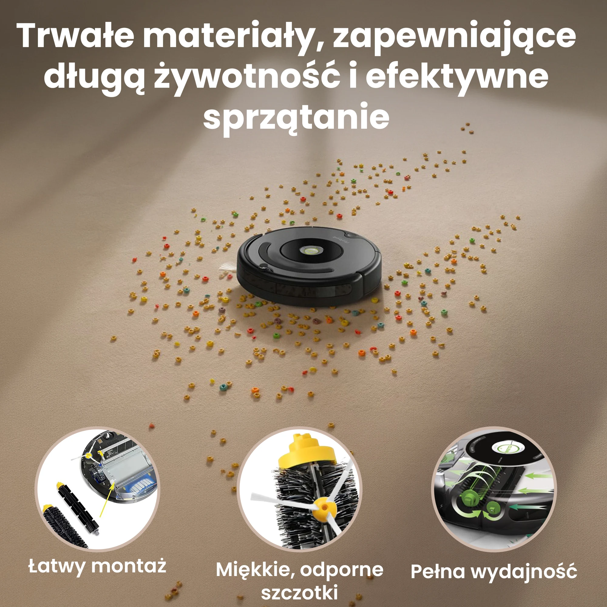 Extralink iRobot Roomba 6xx series, Accessories set, replacement aprašymas - Prekės nuotrauka
