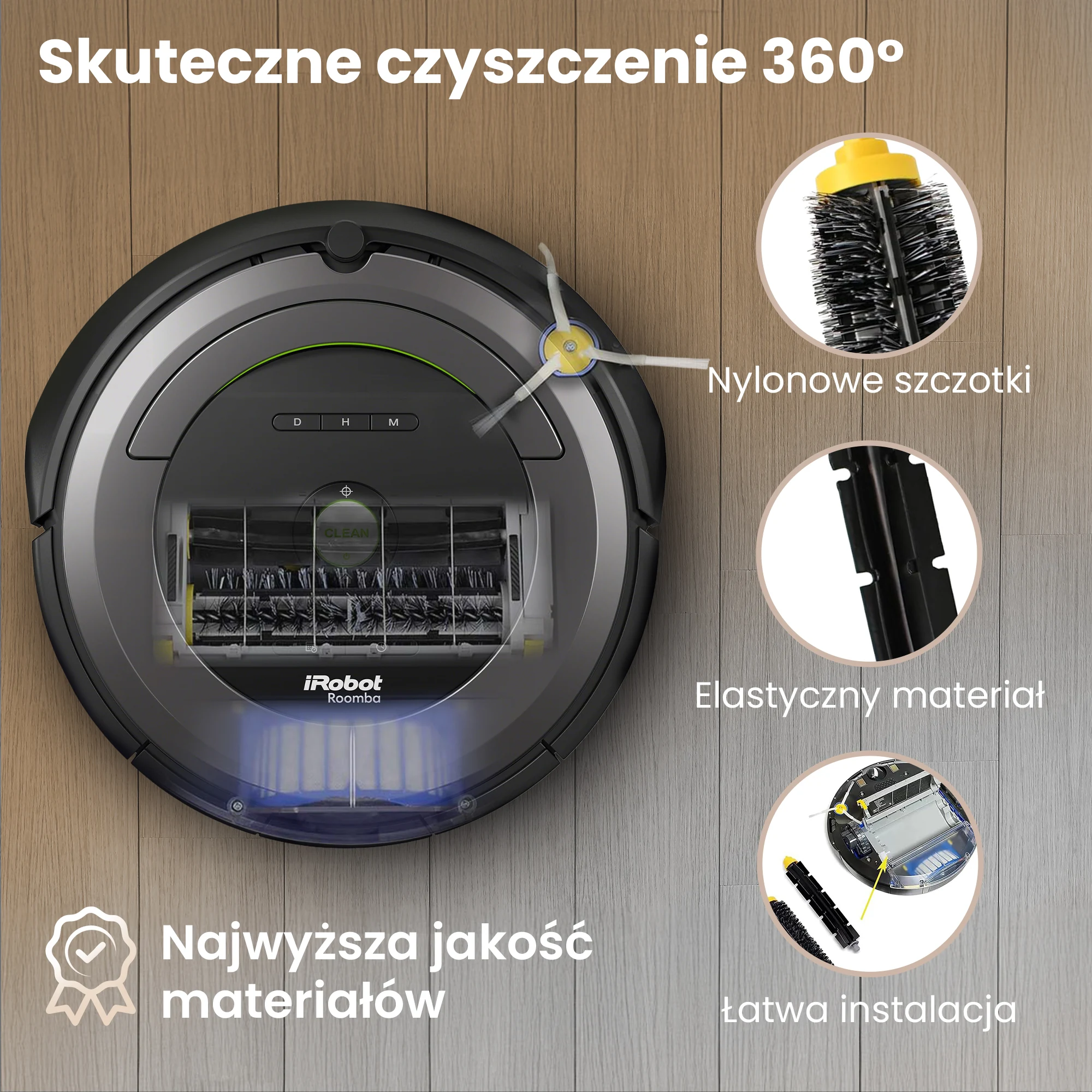 Extralink iRobot Roomba 6xx series, Accessories set, replacement aprašymas - Prekės nuotrauka