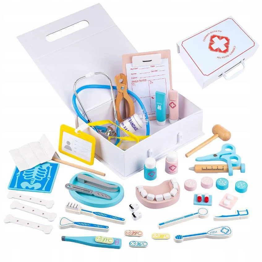 Mažojo gydytojo rinkinys „Extralink Toys“, 43 dalių medicinos rinkinys aprašymas - Prekės nuotrauka Mažojo gydytojo rinkinys „Extralink Toys“, 43 dalių medicinos rinkinys aprašymas - Prekės nuotrauka