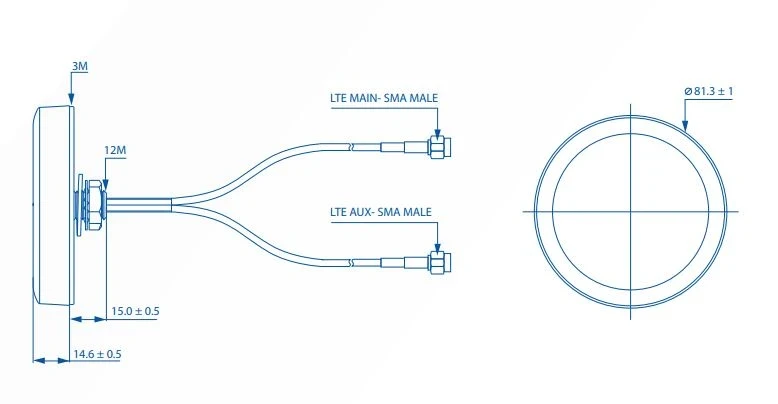 Teltonika 003R-00252 | LTE antena | Stogas su SMA jungtimis, COMBO MIMO aprašymas - Prekės nuotrauka Teltonika 003R-00252 | LTE antena | Stogas su SMA jungtimis, COMBO MIMO aprašymas - Prekės nuotrauka